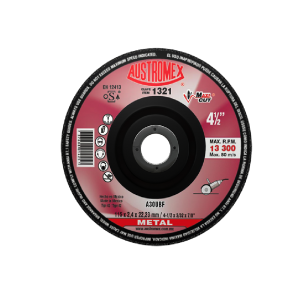 1321 Disco con centro deprimido para corte de metal 4-1/2"
