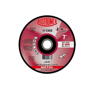 1322 Disco con centro deprimido para corte de metal 4-1/2"