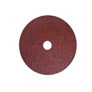 1376  Discos de lija rojo con respaldo de fibra vulcanizada.  - 4-1/2X7/8"
