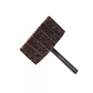 1601  Rueda de fibra/lija con vástago Grano medio  2X1X1/4"