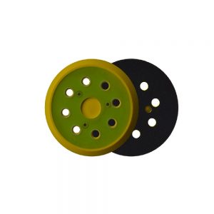 1629  Respaldo para discos autoadheribles 5" velcro con 8 hoyos - 5"