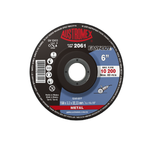 2061 Disco con centro deprimido para corte de metal 6"