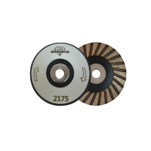 2175 Copa de diamante turbo Cuerpo de aluminio-hule  4X5/8-11