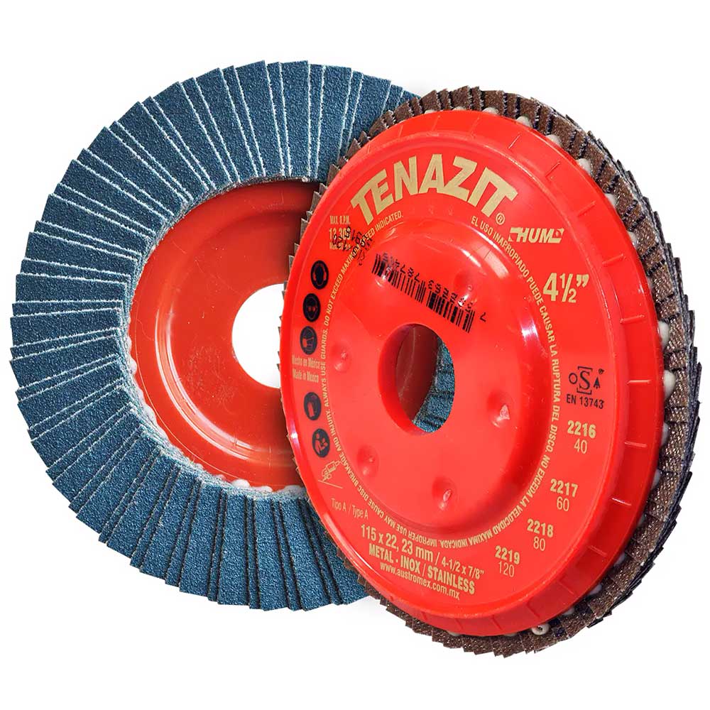 2219 Disco laminado de zirconio - grano 120 de 115 x 22.23 mm