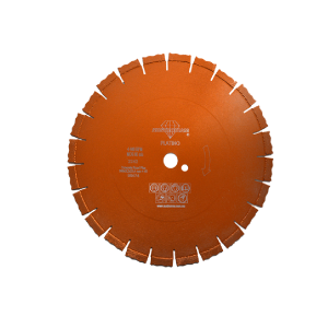 2242 Disco de diamante naranja segmentado Corte de carreteras de concreto  14X1/8X1
