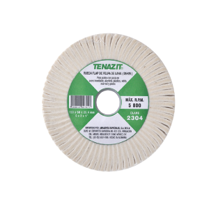 2304 Rueda flap de felpa - 6X2X1 "