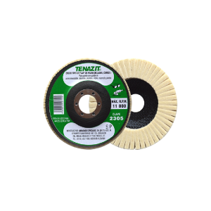 2305  Disco tipo 27 de felpa  - 4-1/2X3/16X7/8"