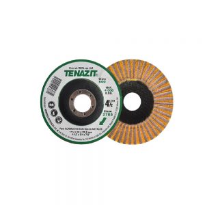 2785 Disco de fibra con lija de ALO piramidal grano 600  - 4-1/2X3/4X7/8 "