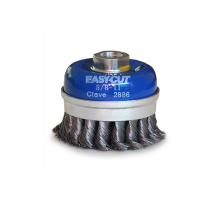 2886 Cepillo tipo copa de Alambre trenzado Easy-cut-  3X0.014X5/8-1"