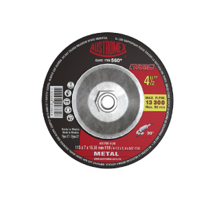 '-560  Disco con adaptador integrado para desbaste de metal  4-1/2X1/4X5/8-11"