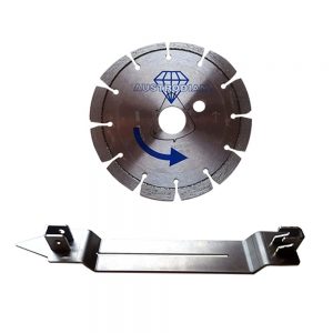 2128 Disco de diamante para concreto verde calidad plata con platina de aluminio