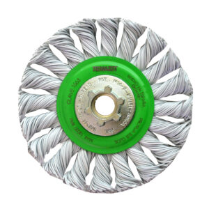 1563 Cepillo circular de Alambre trenzado Plastificado