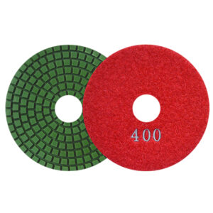 2763 Pads de diamante para pulido con . color rojo. Grano 400