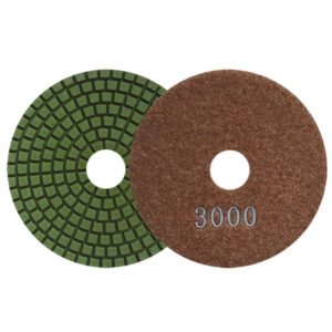 2766 Pad de diamante para pulido con . color café. Grano 3000