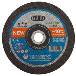4254 Disco de corte Tyrolit Cerabond de 178 x 1.6 mm, 2 en 1