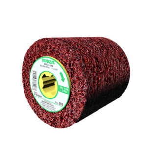 693 Rodillo de fibra rojo de 100 x 100 x 19.1 mm