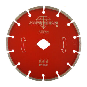 841 Disco de diamante rojo segmentado Cantera
